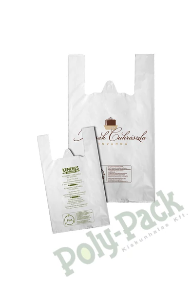 Kukoricakeményítő alapú PLA táskák egyedi grafikával